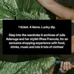 Julie Adenuga Instagram - 🚨 1 ticket = 4 items 🚨 Raided mine & @reeree.f’s wardrobes, archives & storage units to bring you @collectionsuk Tickets on sale now - link in bio 👗