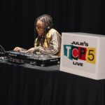 Julie Adenuga Instagram - Look how much fun we all had at the first Julie’s Top 5 LIVE!! The room was full of ENERGY 😜 Big up Zara & Kristy for winning the audience vote to be on the panel - you both killed it! I can’t wait to hear what you guys were saying in your interviews - make sure you’re following @donttrusttheinternet on all platforms… you might see yourself! #JuliesTop5 #RENAISSANCE 📸 > @ayo_sama