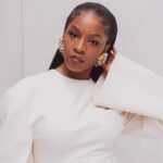 Julie Adenuga Instagram – Front row seats to watch Maya host the BRITS 🇬🇧