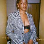 Julie Adenuga Instagram - Burberry Winter 2024 #Burberry
