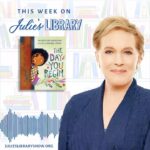 Julie Andrews Instagram – What role do we play in creating the greater good? Our new episode of @JuliesLibraryShow invites important conversations around that subject. Plus, esteemed author @jacqueline_woodson visits us to read her story about what it’s like to walk into a room and feel different from everyone else. Listen at the link in my profile or on your favorite #podcast app. 

This week’s show features “The Day You Begin” by Jacqueline Woodson, illustrated by @rafael_l61.  #InternationalPodcastDay