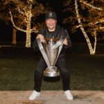 Julie Benz Instagram – Happy Birthday to the luckiest man in the world 🎉 Getting a woman like me is like winning the lottery… and it’s better than winning the MLS cup 🖤💛 @lafcrich