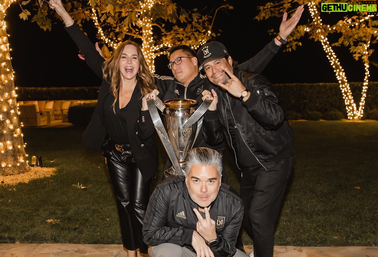 Julie Benz Instagram - Still celebrating 🖤💛🏆 @lafc — swipe ➡️ — all 📸 by @imadshoots