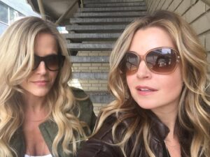 Julie Benz Instagram - Two is better than one - always! @juliebenzmft and I will be going #live on our IG’s tomorrow 1pm PST to chat, hang, and do a live signing! Streamily.com/ClareKramer or /JulieBenz for details! See you then. 😘😘

#juliebenz #clarekramer #streamily