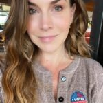 Julie Benz Instagram - 💙 Well, that felt good ✔️#vote #civicduty #getoutandvote 💙