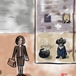 Julie Benz Instagram – These always make me giggle 🤭 thank you @tucartoons for sharing your art 🖼️