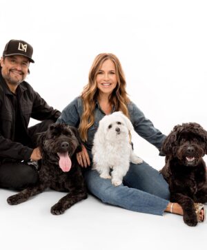 Julie Benz Instagram - Life is better with a dog (or three!!)🐶🐶🐶 thank you @charlienunnphotography for your patience in shooting my crazy pack 📸 these photos will be in a book with proceeds supporting @wagsandwalks rescue 💕 hair and makeup @brittanykleslie