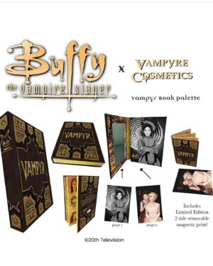 Julie Benz Instagram - “Buffy Beauty Line! It’s about time!” Excited to be a part of the first of its kind Buffy makeup line with the absolutely stunning @juliet_landau 🧛‍♀️ Pre-orders are live!! 🌟 https://phoenixrisingcosmetics.com/collections/buffy-the-vampire-slayer 💫 here’s a first look at some images included with the products 👀