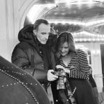 Julie de Bona Instagram - Merci @nikosaliagas pour ce moment suspendu de bienveillance et de douceur. Ton regard et tes conseils sont si précieux. @galafr @theatredelamadeleine @faubourg54 @poirayparis @labruneetlablondeparis