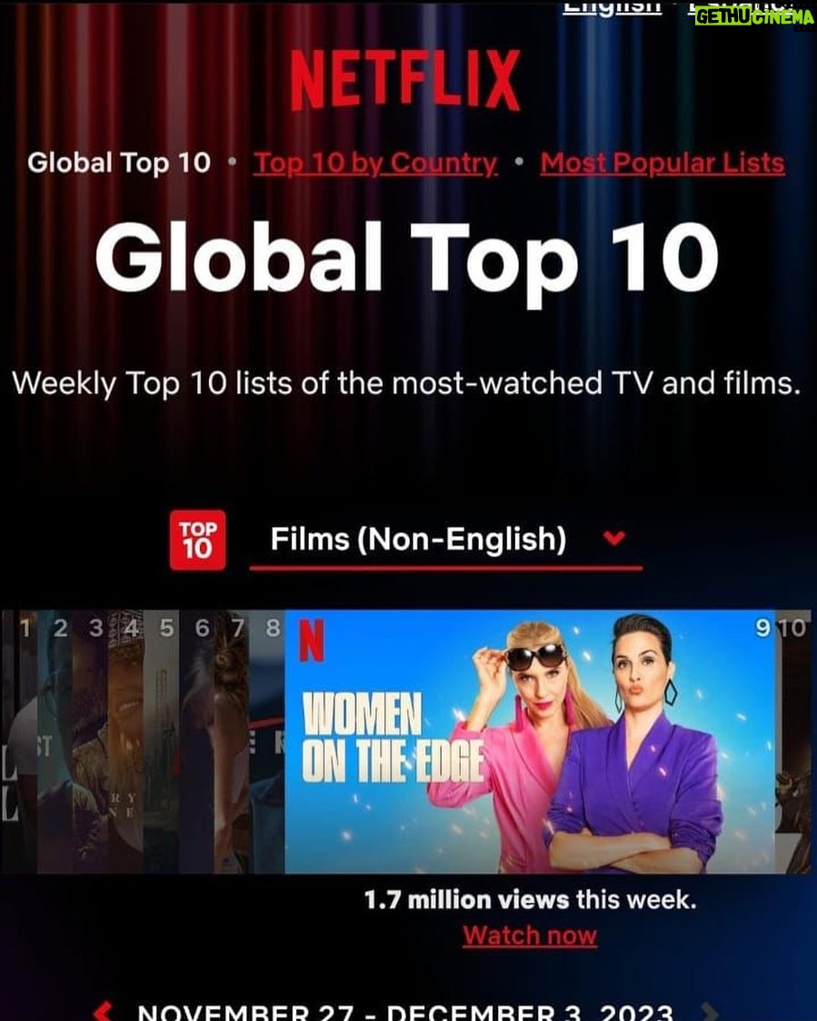 Julieta Díaz Instagram - @nomerompanlapelicula es la película de habla hispana más vista a nivel global en @chenetflix @netflixlat 🔥🎬🇦🇷❤️🔥🎬🇦🇷❤️🙏🏽 En una semana llegamos a 1.700.000 vistas 🔥 Muchas gracias por estar ahí y reír con nosotras!!! 🤣🤣🤣🤣❤️💋 Sigamos disfrutando de nuestro cine, nuestra identidad, nuestro trabajo amado y necesario! Las y los queremos! 💋💋