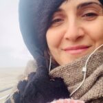 Julieta Díaz Instagram - Con frío se viaja y disfruta igual 🇺🇾❄️ @coloniaexpress 🛳️🌊 #otoño #sinfiltro ♥️