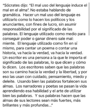 Julieta Díaz Instagram - Carrete del am♥️r … 

Elena mira un atardecer rosa celeste y la luz se mueve.

Lana, seda y ojeras.

Ursula K. Leguin nos habla del poder de la palabra. 

Troche dibuja con la tinta de su corazón. 

James Blake me hace repetir una canción en loop hasta que me derrito.

❄️