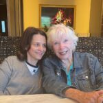 Juliette Binoche Instagram – Wishing you all a Happy New Year 2024 with Shirley MacLaine 💘