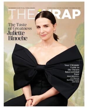 Juliette Binoche Instagram - Awards season
for The Taste of things of Tran Anh Hung
Wrap’n Roll ! 🖤
🎀@jonathan_huguet
💋@odilesubra
🪮Erika