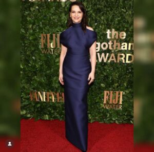 Juliette Binoche Instagram - ✨This was for the The Gotham Awards in New-York (supporting actress for The Taste of Things by Tran Anh Hung)
This was @prada
This was @repossi 

Styled by @jonathan_huguet 
Makeup yumilee_mua
Hair @evaniefrausto 

#GothamAwards #byorbismedia
