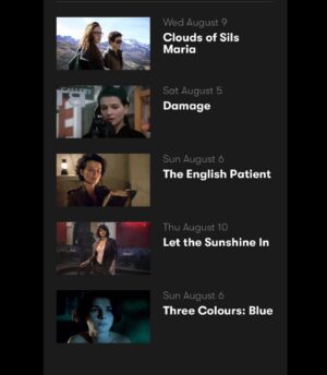 Juliette Binoche Instagram - 🥁« Between two worlds » of Emmanuel Carrère is coming out in the US on August 11th, here are the dates of the screening during the festival at Quad Cinema in N-Y just before the opening.
« Ouistréham » sort aux Etats-Unis le 11 août pendant le festival qui aura lieu à N-Y avant, voici les jours de projection. 🧑‍🎤