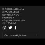 Juliette Binoche Instagram – 🥁« Between two worlds » of Emmanuel Carrère is coming out in the US on August 11th, here are the dates of the screening during the festival at Quad Cinema in N-Y just before the opening.
« Ouistréham » sort aux Etats-Unis le 11 août pendant le festival qui aura lieu à N-Y avant, voici les jours de projection. 🧑‍🎤