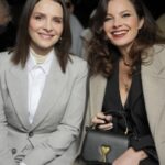 Juliette Binoche Instagram – 💛🩶AMI fashion show💛🩶
@alexandremattiussi9 @amiparis #AmiParis #amifw24 
Sharing the energy of the show with our hero Fran 🙌@officialfrandrescher ❤️‍🔥(thank you for all the fights you did with your team for our actors’rights)
and the talented Choi Woo Shik @dntlrdl 💚