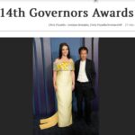 Juliette Binoche Instagram – It was the Governors awards last night celebrating forces of filmmaking. Michelle Satter the Sundance gardian of young filmmakers gave an overwhelming speech. Thank you, it gives hope to hear that intelligence in our painful and chaotic world. We were at the Governors for The Taste of Things, here with the director Tran Anh Hung 🤞🏼🤞🏿🤞. In the film my character loves the Summer season,  @prada made me embody the feeling of it 💛. @penelopecruzoficial  came to say hi, as mothers, actresses, there’s a genuine feeling of sisterhood while we bumped into each other. 🏃🏻‍♀️

👘 @jonathan_huguet 
💄@odilesubra
🪮 @erika 

Thank you IFC Scott, Josh & Danielle and Melody Korenbrot