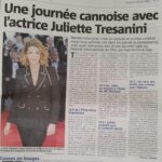 Juliette Tresanini Instagram – Festival Ouf ! 🎥 
2024 sera sûrement l’édition qui m’a permise de faire les plus belles rencontres 

1) merci @nice_matin et @estelle.flg pour cet article fort sympathique 

2) je me suis « mariee » photographiquement avec ma @sylviecastioni_photo 

3) j’ai retrouvé des amis de longues dates Anne-Gabrielle et @julcolonna 

4) j’ai été très bien entouré  @sylviecastioni_photo et @arianderson8685 

5) je me suis faite pomponner par @balmainhair et habillée par @maisonrochel 

6) J’ai fait des soirées en pleine journée ! C’est so Cannes ! 

7) j ai monté les marches plusieurs fois les marches pour garder la forme 

8) je suis devenue floue d’elle @sophia_ivb 

9) j’ai Pitché à toute heure de la journée nos scenarii à des oreilles attentives @xbengarnierx 

10) il a fait beau tout simplement cette année, et ça ça a tout facilité … 

Merci @laurence.coudert et @vipairagency 
Merci @festivaldecannes et @sylvie_illustre_vip_cannes pour l’invitation ! 
Clap de fin , retour à la réalité 💋