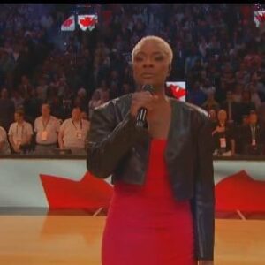 Jully Black Instagram - Part 1:
My friend and long-time collaborator  @roy_perreault got me GOOD today.  We make each other laugh, we make each other think, we support unconditionally and magic happens!  He works quietly (mostly) in the background, but today I want to share with you all how simple (but important) and honest words make what I've done, what I do, and what I will continue to do, worth every sacrifice. 
###### 
"I went to bed feeling heard, and I woke up feeling seen.  Representation is everything for the underrepresented.  Allies taking a stance on a global platform for you and your entire community and for the land we share is an entirely different, higher level of understanding and powerful show of support. It takes nerve. It takes spine.  It takes LOVE. 

Jully Black is a friend of mine.  We are family.  We have worked together on a countless number of projects over the years, and while every project has been fun, enlightening and important in their own respective and collective right, this latest 'project' - Jully performing the Canadian National Anthem at the NBA All-Stars Weekend - holds a very special place in my heart, and in the hearts of many. 

I am Indigenous, Ojibwe, First Nations.  My ancestors were the first people on Canadian and American soil.  Need I say more?  If I need to say more in order for you to understand the significance of this post, please remember it is not about you.  This is about us.  It is your responsibility to educate yourself so that we can all have the same conversation in the correct tone and with the mutual respect and level of understanding that is required for such a conversation.  If I need not say more, thank you for keeping an open mind and heart. 

Indeed, Jully changed a single word (O Canada, our home *on* native land ...) but do not let her soulful melody and that beautiful voice get buried in politics.  Jully's version is going down as the GREATEST Canadian Anthem of ALL-TIME! It kicked ALL THE ASSES!  It was Church, it was R&B, it was fully, deeply soulFULL; her unique blend of technique, power, range, performance, and connection left us stunned.  My soul left the chat when she hit those runs.  I mean, #CHILLS, right? ...