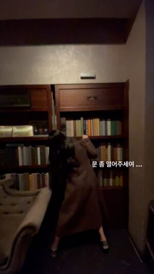 Jung Woo-yeon Instagram - 저는 힘으로 열면 다 열리는 줄 .. 알았죠 . 🙄 배고파요 문 열어 주세요
