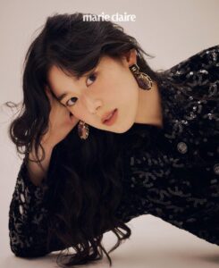 Jung Eun-chae Instagram - Marie Claire , March 2023 ⠀⠀⠀ 🖤🤍🖤🤍🖤🤍🖤🤍🖤⠀⠀⠀⠀⠀⠀⠀⠀⠀⠀⠀⠀⠀⠀⠀⠀ @gowontae @wonderbird80 @shonhyejin @ansunghee7777 @bxoxozi