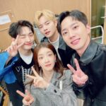 Jung In-sun Instagram - #너의밤이되어줄게 컬투쇼 나들이👫🏻👨🏼‍🤝‍👨🏻 . 곧 만나요🙋🏻‍♀️ 우리 다음엔 다같이 함께해-🌝