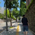 Jung Si-a Instagram - Junu's favorite 테이블꼬레 사장님의 김밥먹고~ 오랜만에 동네에서 휴일다운 휴일을 보내며🌿 무릎아파서 어기적어기적 걷는 모습보니 마음이 짠...😭 #쭈누_