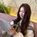 Jung Yoo-jin Instagram – 졸려🥱💕 행복한 일요일😘