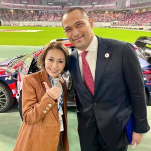 Junko Mihara Instagram - スポーツ庁の室伏長官とご一緒に❗️