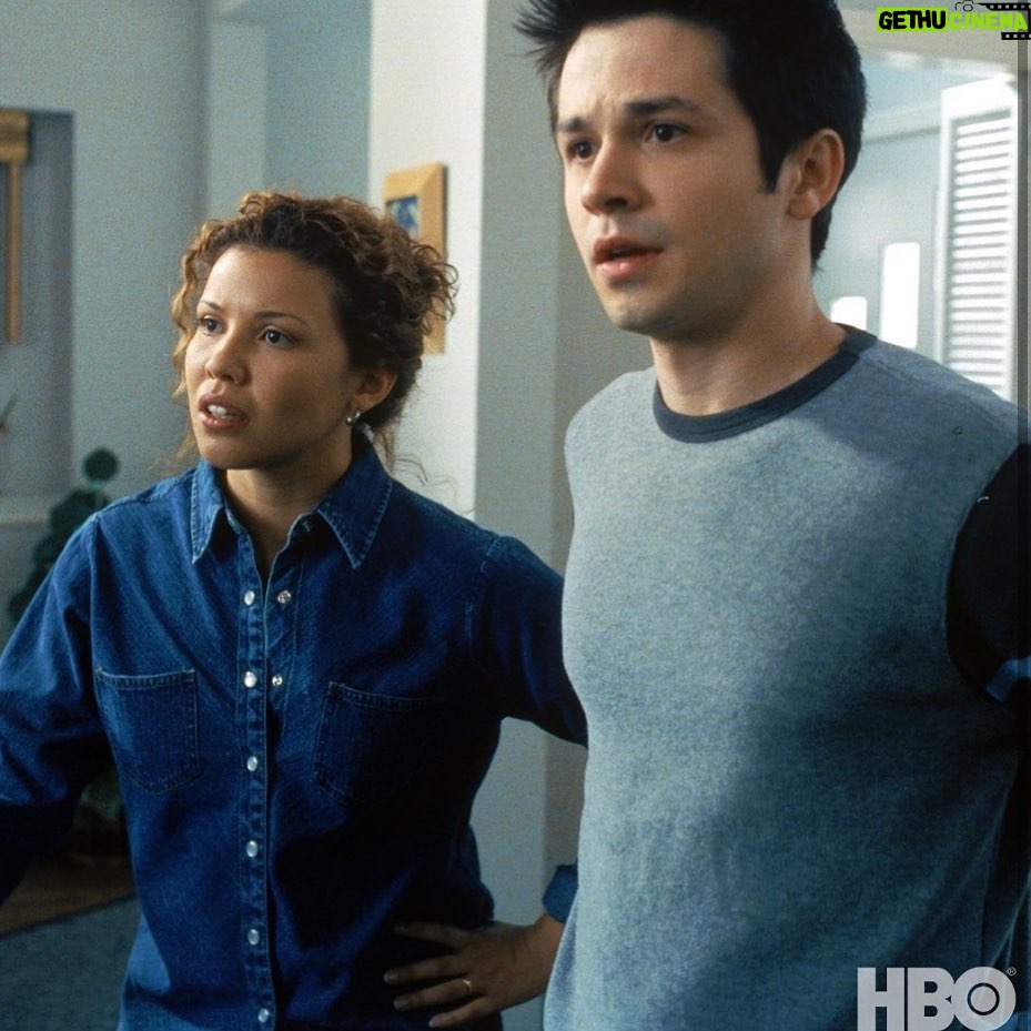 Justina Machado - 17.4K Likes - Thank you for this memory @palantehbomax
We young 😳♥️♥️ Happy Tuesday mi Gente #SixFeetUnder #Rico #Vanessa