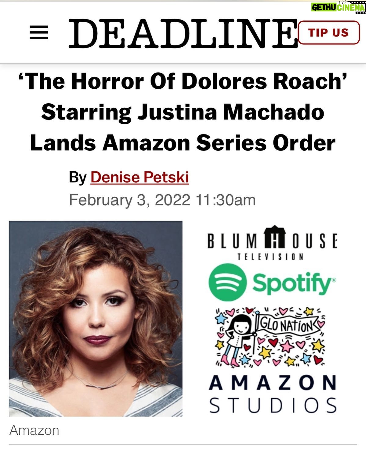 Justina Machado - 13.4K Likes - This is so exciting!!! I’m very grateful. Dolores Roach is like nothing I’ve ever played before. What a gift to work with this incredibly thoughtful brilliant team!!! Aaron Mark you’re a genius. Dara Resnick you’re a Goddess !! Justin McGoldrick and Jeremy Gold thank you both for the incredible support !! Roxanne Dawson thank you!!!
Added bonus to this amazing moment is I get to collaborate once more with my @gloriakellett Happy Thursday mi Gente♥️♥️♥️