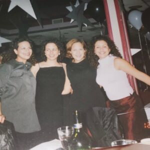 Justina Machado Instagram - Feeling nostalgic missing my family . My three cousins that have always been like my sisters . The Rua women .. love you ladies and can’t wait to see you all back in Chicago .  NYE 1999 ❤️❤️❤️❤️🇵🇷🇵🇷🇵🇷