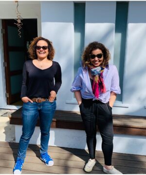 Justina Machado Instagram - I just love this pic and @itisijudyreyes1 .  I feel like we should make this 🎥. Happy Thursday mi Gente ♥️♥️ Photo cred @1912forgmoney