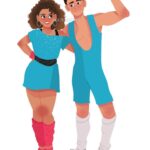 Justina Machado Instagram - Thank you @liv.to.illustrate this is so fun !!!! Happy Saturday mi Gente!!!