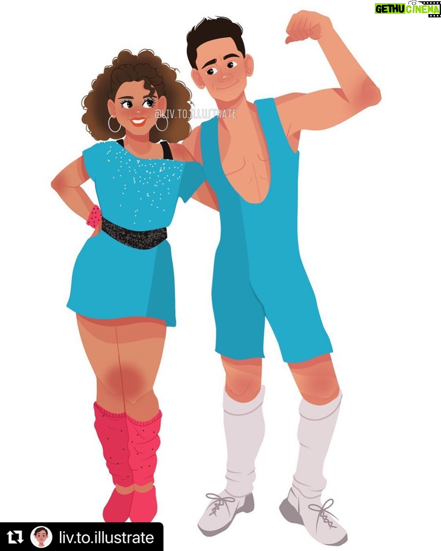 Justina Machado - 15.7K Likes - Thank you @liv.to.illustrate this is so fun !!!! Happy Saturday mi Gente!!!