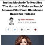 Justina Machado Instagram – I cannot wait !!! I’m so damn excited !!!! Wepa!!!! 🔥🔥🔥 thank you @blumhouse @amazonstudios . What a dream !!! Thank you to my incredible director and  producers!! #daracreasey #Aaronmark @daphnerubinvega #roxanndawson