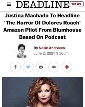 Justina Machado Instagram - I cannot wait !!! I’m so damn excited !!!! Wepa!!!! 🔥🔥🔥 thank you @blumhouse @amazonstudios . What a dream !!! Thank you to my incredible director and  producers!! #daracreasey #Aaronmark @daphnerubinvega #roxanndawson