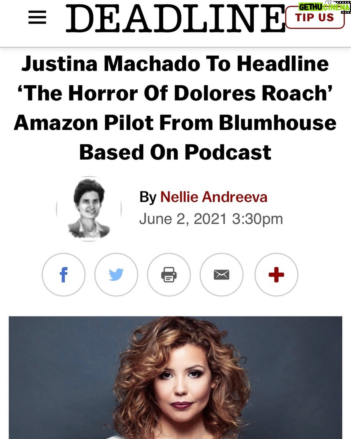 Justina Machado - 20K Likes - I cannot wait !!! I’m so damn excited !!!! Wepa!!!! 🔥🔥🔥 thank you @blumhouse @amazonstudios . What a dream !!! Thank you to my incredible director and producers!! #daracreasey #Aaronmark @daphnerubinvega #roxanndawson