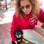 Justina Machado Instagram – Hahaha!!! Lola giving me side eye !!! How cute is my girl @clearwaterceron perrita  Happy Wednesday mi Gente❤️❤️❤️❤️