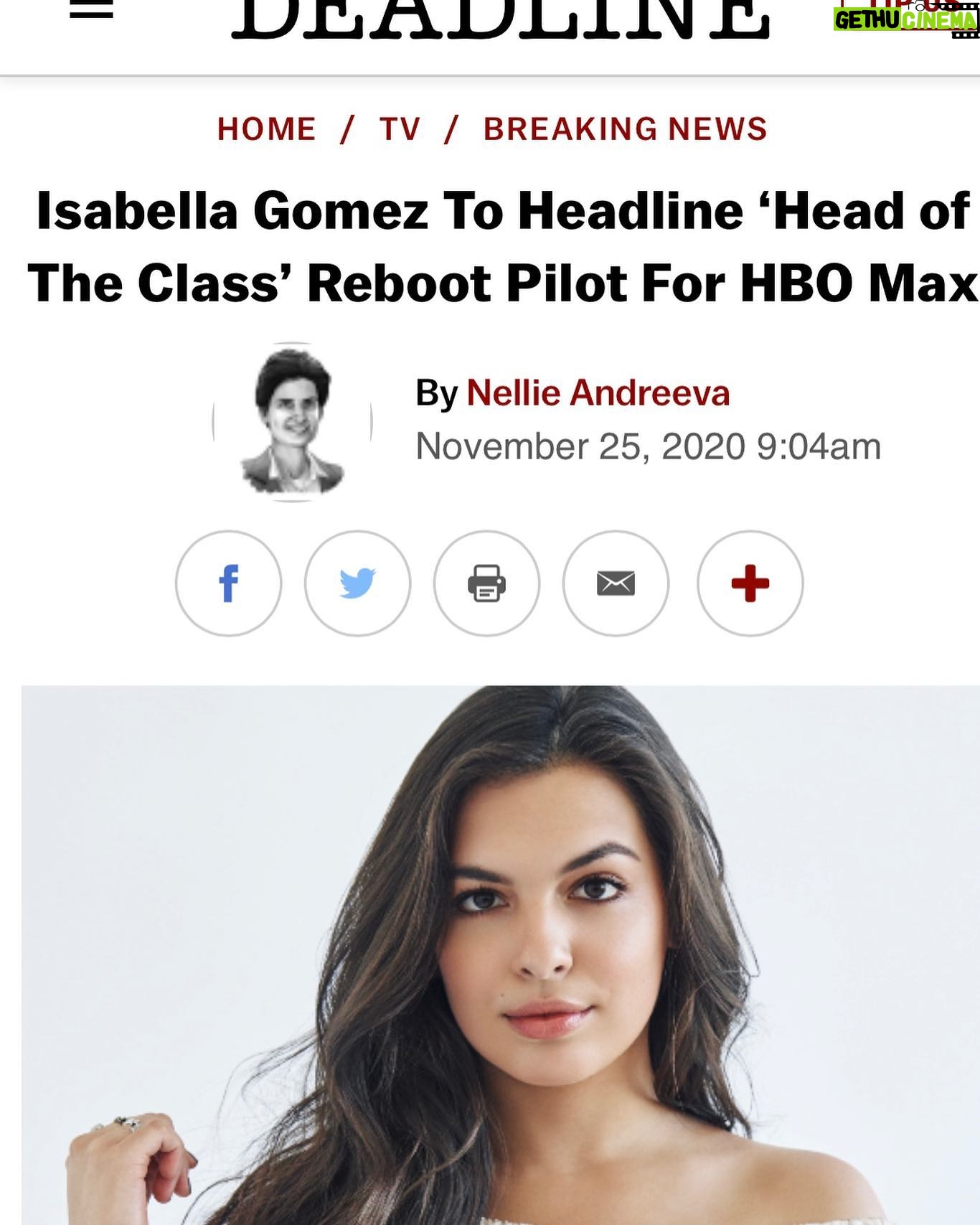 Justina Machado - 21.4K Likes - This is everything . I love you @isabella.gomez and I know you will be the beacon of light on that set . It starts from the top ..show them all the love and you can’t go wrong . Te adoro .#proudtvmami