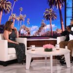Justina Machado Instagram - I had so much fun on @theellenshow with @sir_twitch_alot Tune in today!!! Happy Friday mi Gente 💃🏽🕺 makeup and hair: @paulanthonylove / styling: @highheelprncess / Photo Credit: Michael Rozman /Warner Bros