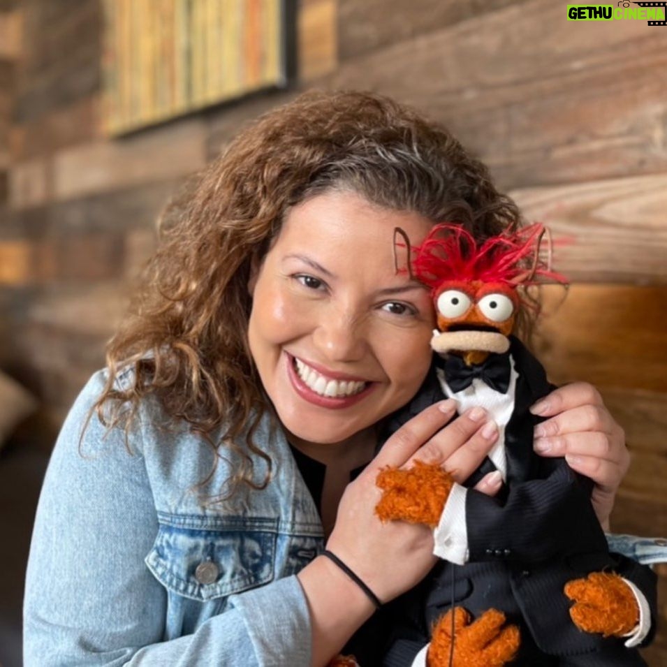Justina Machado - 8.3K Likes - Childhood dream . I love the @themuppets ♥️♥️ #MuppetsHauntedMansion Oct. 8 @disneyplus Happy Thursday mi Gente