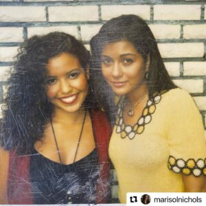 Justina Machado Instagram - This picture!!! Thank you @marisolnichols for posting and yes girl I totally remember playing a chola and filming in Pilsen . It was my first TV gig too!!! ♥️♥️♥️ 

#Repost @marisolnichols with @make_repost
・・・
#fbf 90’s 
I believe this was one of my first on camera gigs ever. It was an episode of a show called Missing Persons that shot in Chicago. Me and @justinamachado played some cholas that witnessed something going on (don’t remember). I just remember it was fun as hell amd I met this fierce Latina. @justinamachado remember this?! 😂