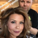 Justina Machado Instagram – #tbt getting ready for something with the fabulous @glennnutley . Happy Thursday mi GENTE!!! ❤️❤️