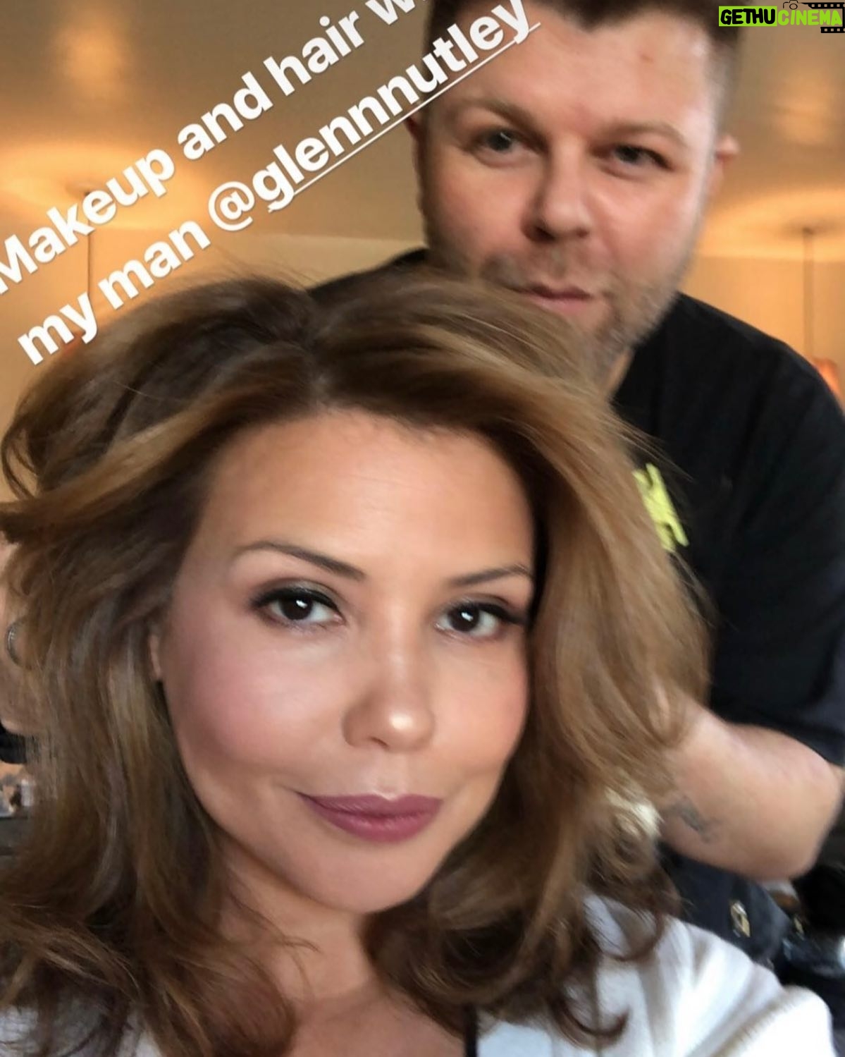 Justina Machado - 13.9K Likes - #tbt getting ready for something with the fabulous @glennnutley . Happy Thursday mi GENTE!!! ❤️❤️