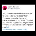 Justine Bateman Instagram - Ladies and gentlemen, your government. #AI
