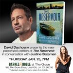 Justine Bateman Instagram - The best 2024 #newyearsresolution is to go to more in-person events. Don’t miss this one 1/25 with me and @davidduchovny in Los Angeles to hear about his new book, #TheReservoir. @akashicbooks