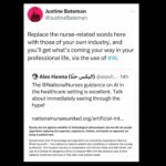 Justine Bateman Instagram - Well-put. #AI
